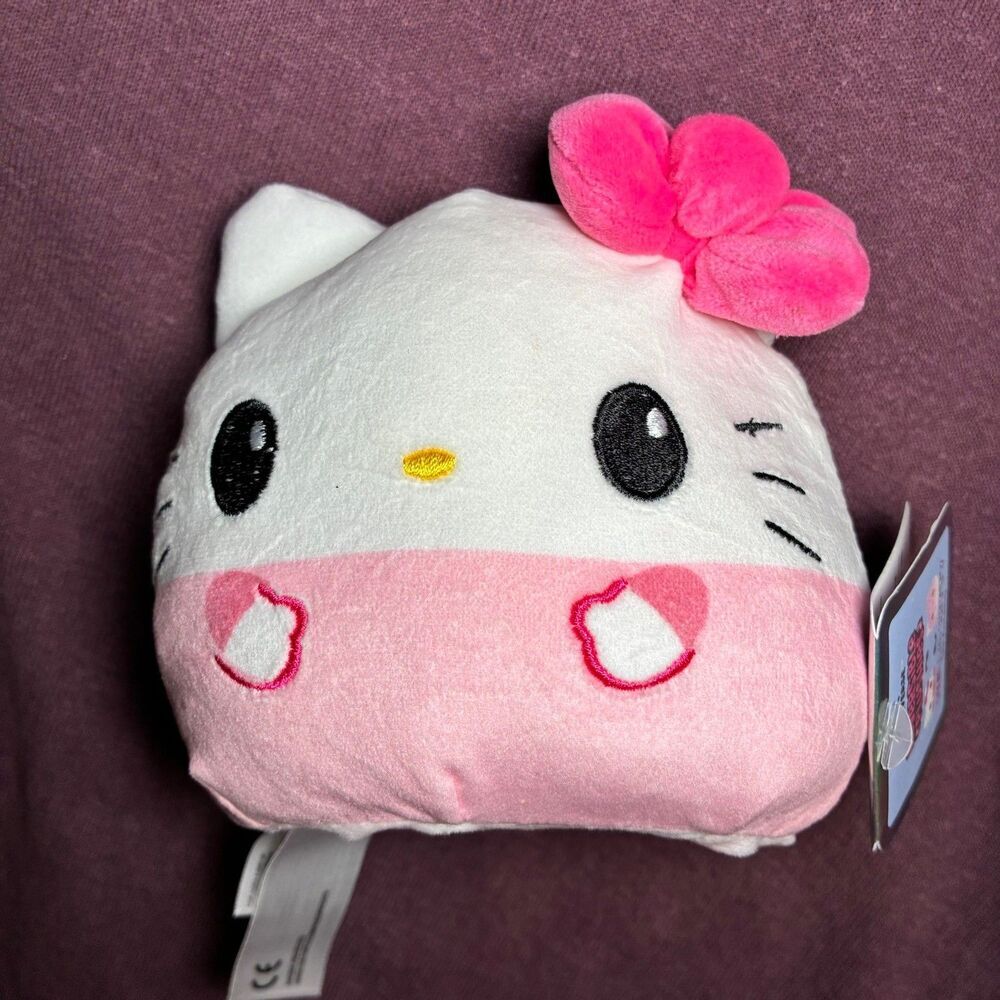 Hello Kitty 50th Anniversary Pink Reversible Plushie TeeTurtle Plushiverse NWT - Picture 2 of 9